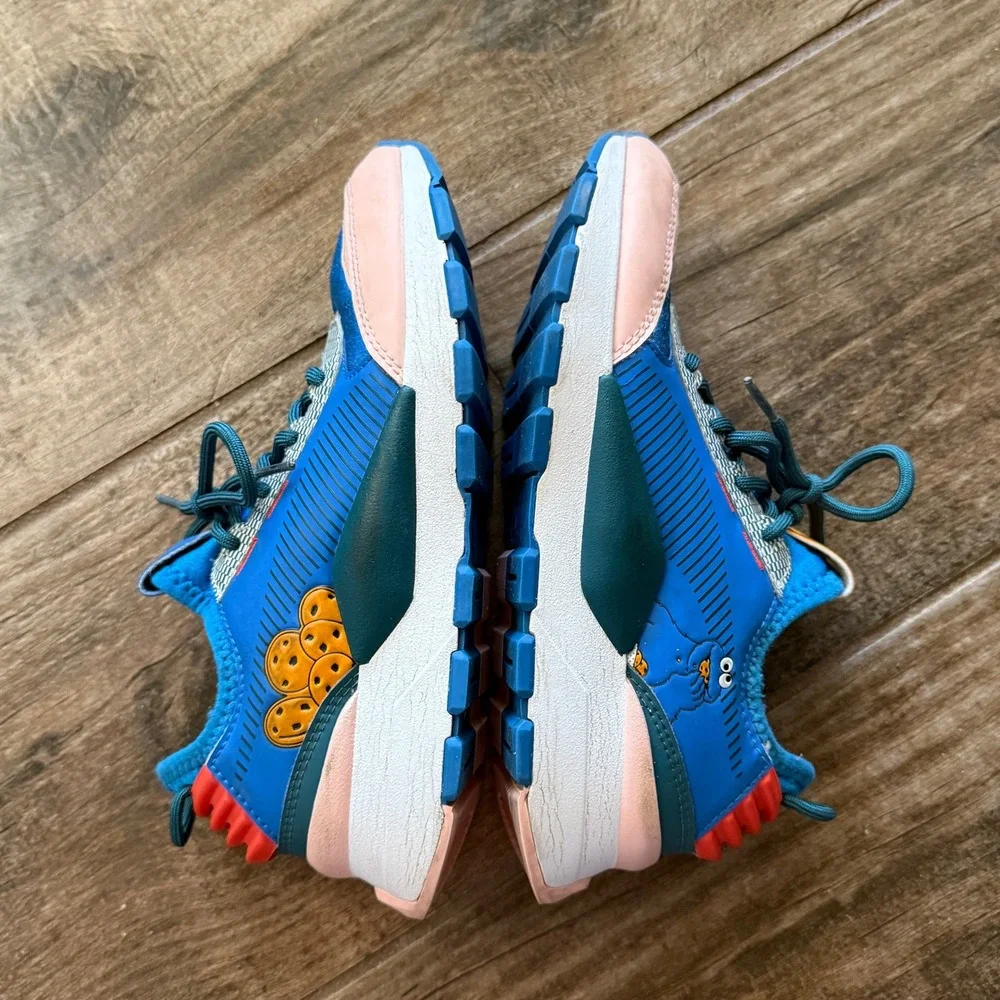 Puma x Sesame Street Kids RS-0 Cookie Monster Sneakers,‎ Blue Multi, 4.5M